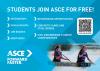 Postcard for student non-members, with QR code
